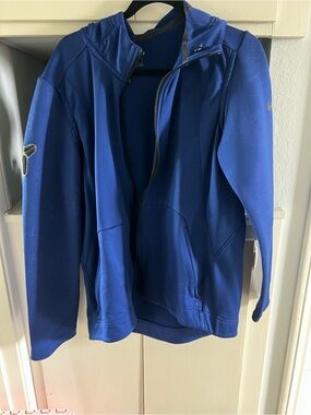 2016 Nike Kobe Bryant Therma-Fit Zip Up Hoody Jacket Blue Mamba Python sz Medium